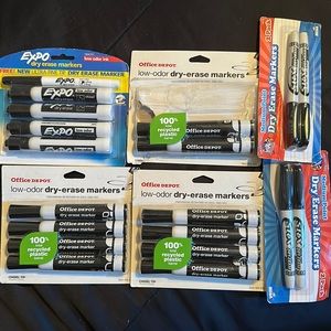 Expo dry erase markers